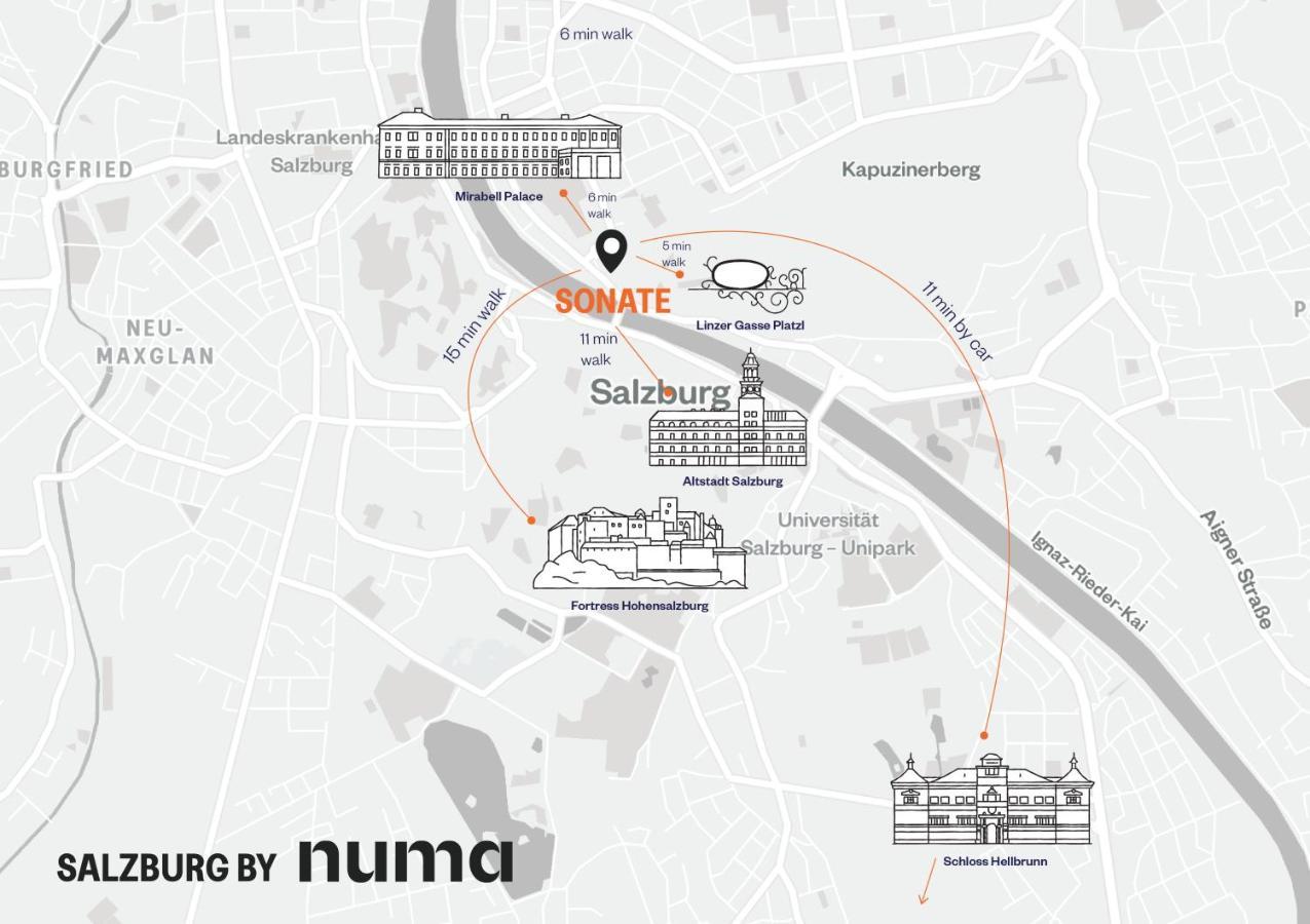 Apartmán Numa Salzburg Sonate Exteriér fotografie